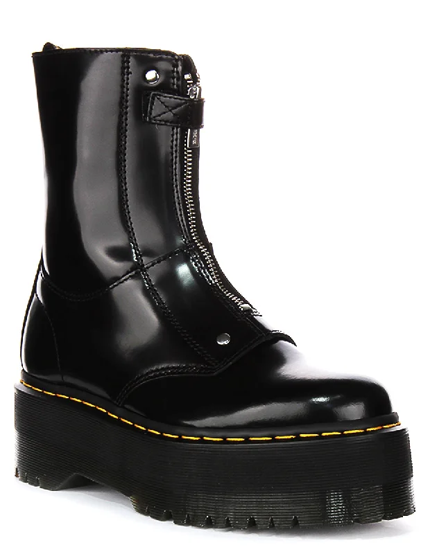 women's ankle boots with over-the-knee lookDr Martens Jetta Hi Max In Black For Women women's ankle boots with over-the-knee lookDr Martens Jetta Hi Max In Black For Women