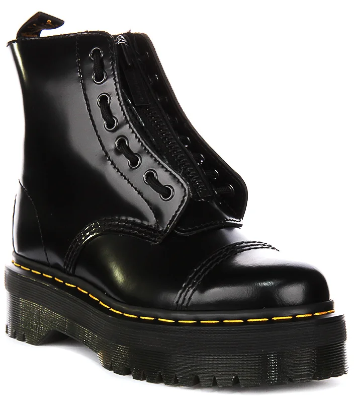 women's heeled ankle bootsDr Martens Sinclair Fur Lined In Black For Women