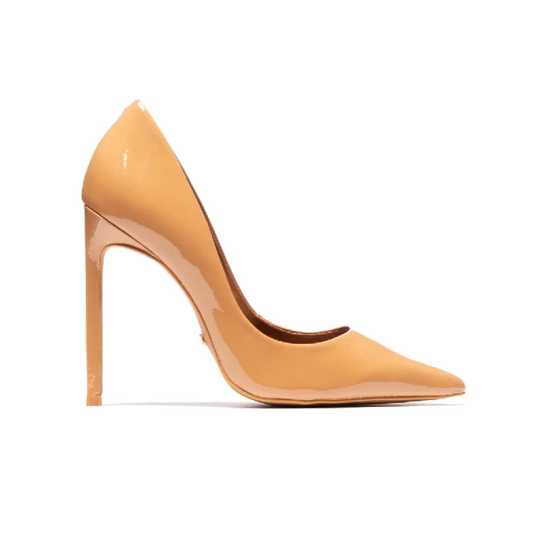 Women's red - carpet stiletto heel pumps for a glamorous event Renata Camel Patent