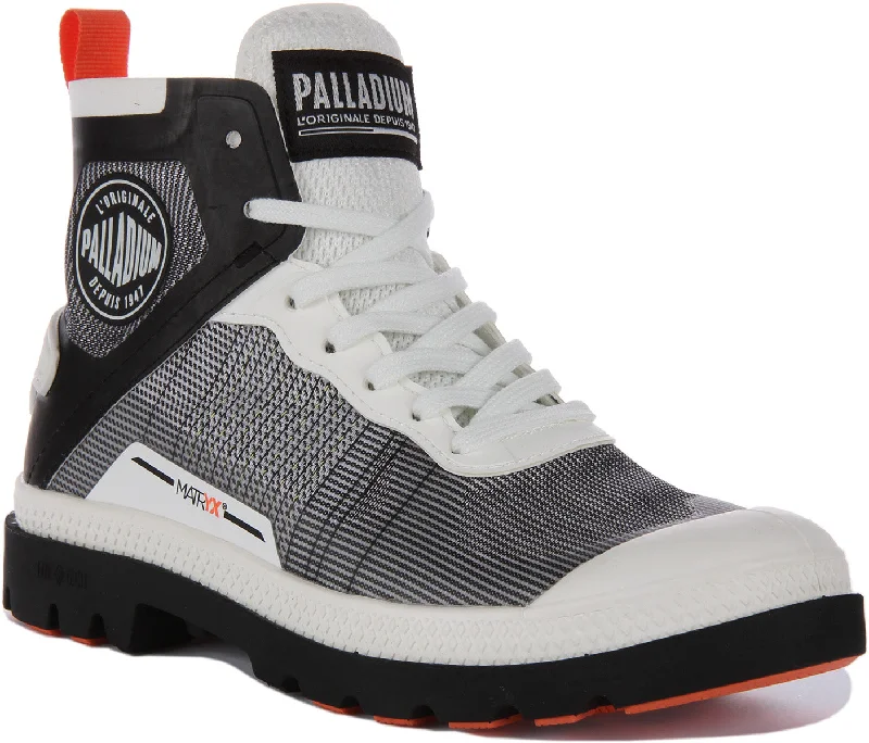 women's ankle boots for eveningPalladium Pampa Lite In White Black