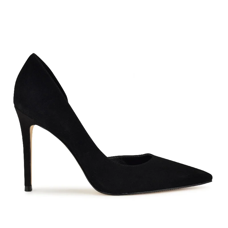 Women's studded stiletto heel pumps for an edgy look Folowe d'Orsay Pointy Toe Pumps Women's studded stiletto heel pumps for an edgy look Folowe d'Orsay Pointy Toe Pumps