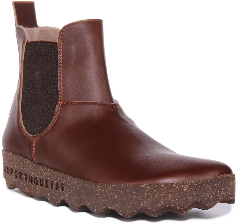 women's chelsea ankle bootsAsportuguesas Caia Viridis Chelsea In Brown For Women
