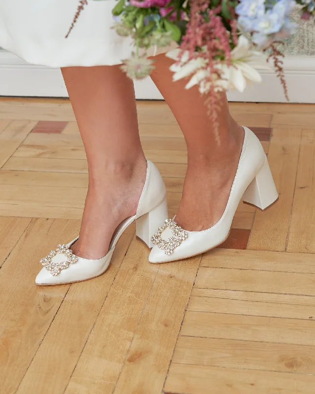Women's evening gala stiletto heel pumps in a long - lasting color Audrey d'orsay 80 Women's evening gala stiletto heel pumps in a long - lasting color Audrey d'orsay 80