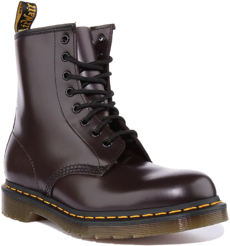 women's lace-up ankle bootsDr Martens 1460 In Burgundy