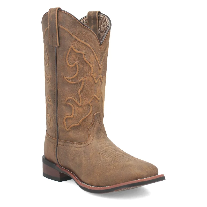 women's cowboy boots for wide calfDan Post Womens Megan Tan Leather Cowboy Boots