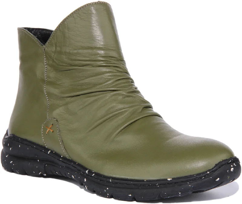 women's ankle boots with bucklesJustinreess England Mia In Green For Women