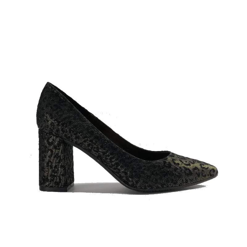 Women's water - resistant stiletto heel pumps for unexpected situations 'Tanya 2' vegan high-heel by Zette Shoes - tiger Women's water - resistant stiletto heel pumps for unexpected situations 'Tanya 2' vegan high-heel by Zette Shoes - tiger
