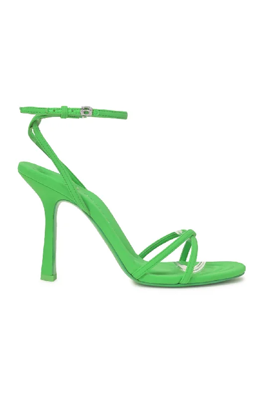 Women's wedding stiletto heel pumps with a pearl - encrusted strap [WS7903] Alexander Wang | High heel sandals