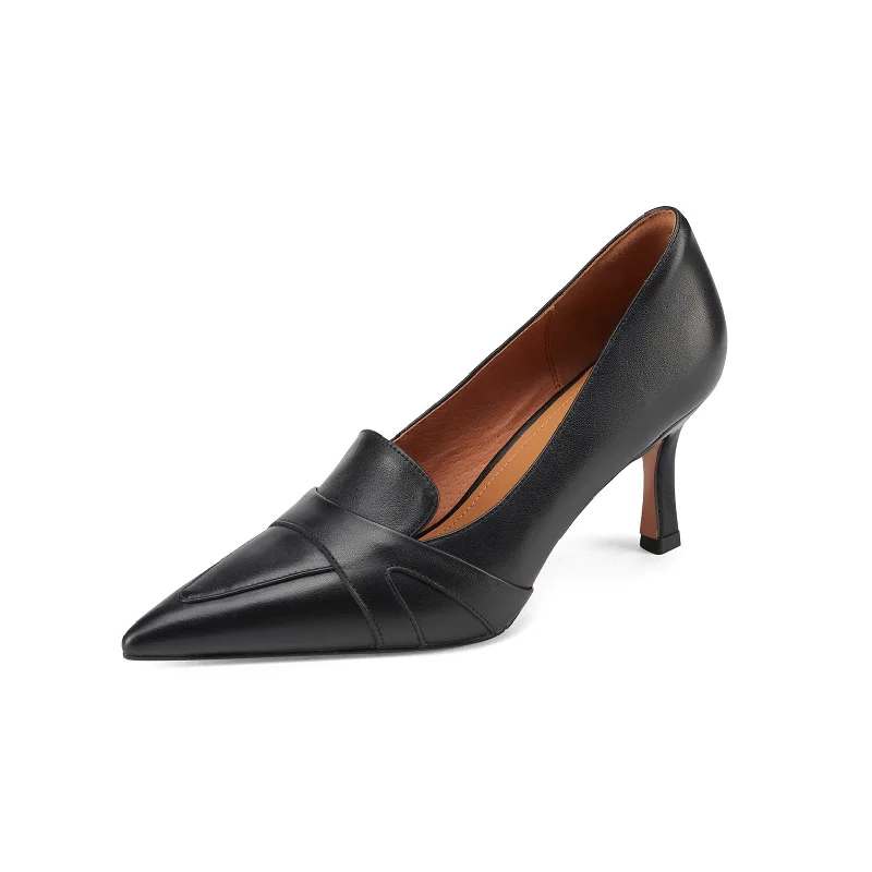 Women's evening gala stiletto heel pumps in a long - lasting color TinaCus Women's Genuine Leather Handmade Pointed Toe Stiletto Heels Stylish Pumps Shoes Women's evening gala stiletto heel pumps in a long - lasting color TinaCus Women's Genuine Leather Handmade Pointed Toe Stiletto Heels Stylish Pumps Shoes