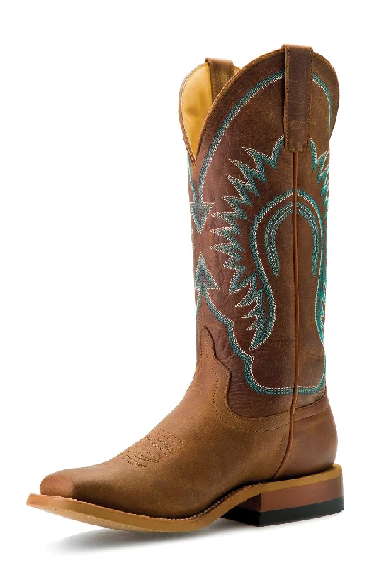 women's waterproof cowboy bootsMiss Macie Bean Womens Pecan Leather A Perfect Tan Fashion Boots 8.5 M