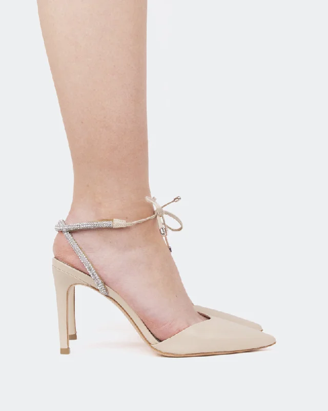Women's forest green stiletto heel pumps for a nature - inspired look Candela Vanilla Leather Women's forest green stiletto heel pumps for a nature - inspired look Candela Vanilla Leather