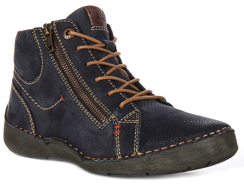 women's ankle boots with square toeJosef Seibel Fergey 67 In Ocean For Women
