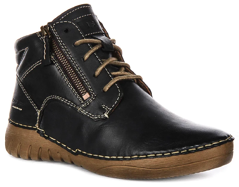 women's ankle boots with velvetJosef Seibel Felicia 09 In Ocean For Women