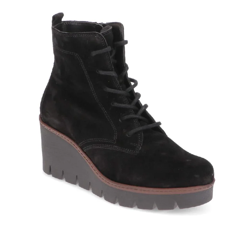 women's ankle boots with floral designUlrika Wedge Ankle Boots - GAB34535 / 322 106