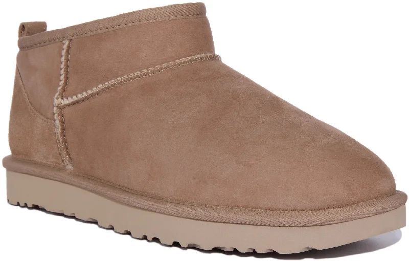 women's platform ankle bootsUgg Australia Ultra Mini In Sand For Women