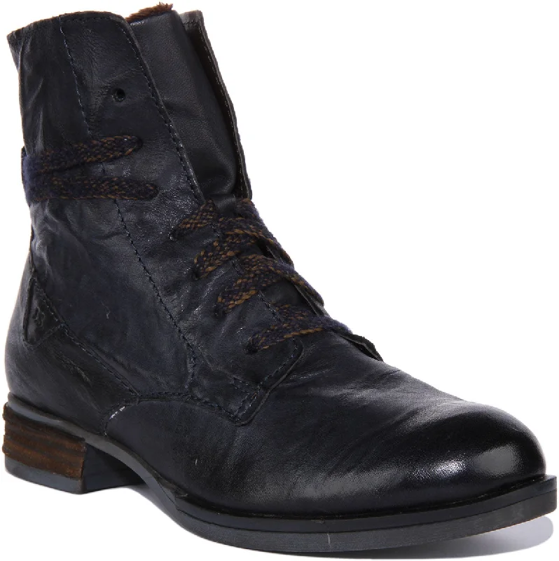 women's ankle boots with elastic sidesJosef Seibel Sanja 18 In Ocean For Women