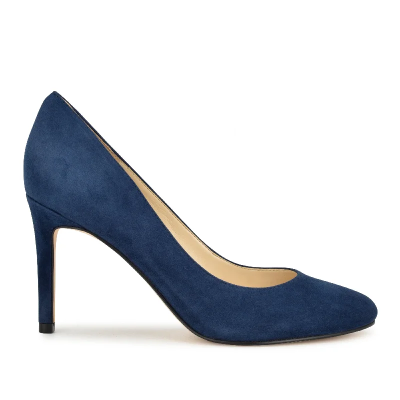 Women's patent leather stiletto heel pumps with a high - shine finish Dylan Round Toe Pumps Women's patent leather stiletto heel pumps with a high - shine finish Dylan Round Toe Pumps