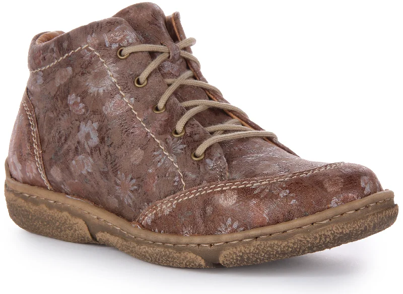women's ankle boots with strapsJosef Seibel Neele 01 In Brown Multi For Women
