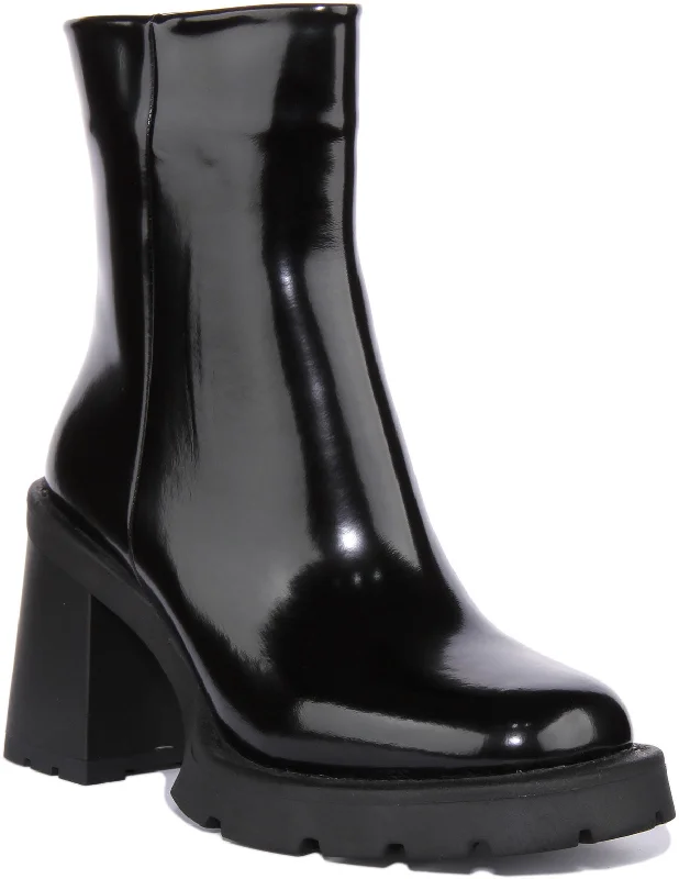 women's ankle boots with hidden wedgeJustinreess England Hayley In Black For Women