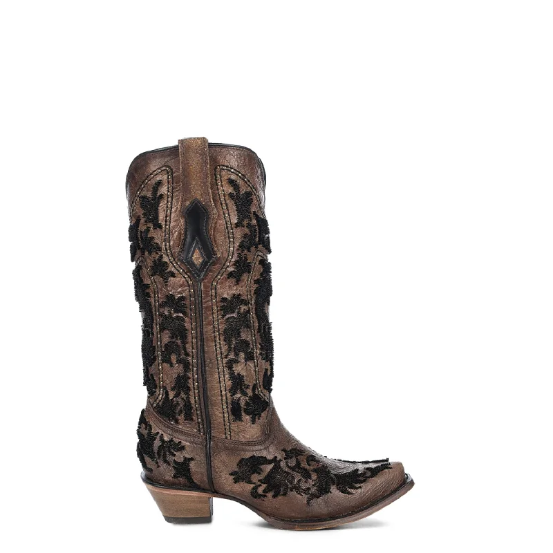 women's short cowboy bootsCorral Womens 3D Bristle Crackled Snip Toe Cognac Cowhide 13in Cowboy Boots women's short cowboy bootsCorral Womens 3D Bristle Crackled Snip Toe Cognac Cowhide 13in Cowboy Boots