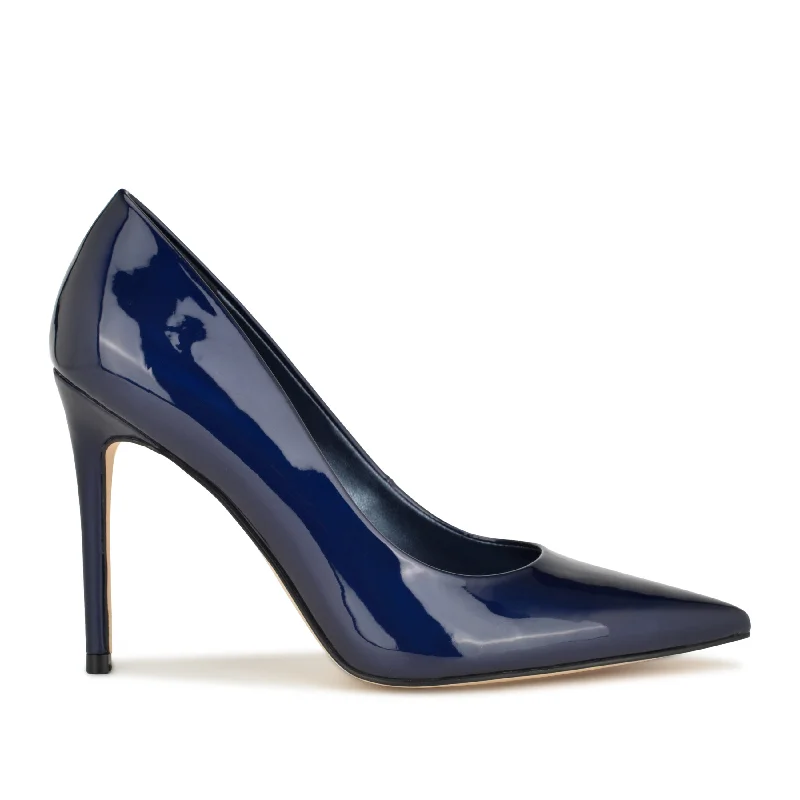 Women's patent leather stiletto heel pumps with a high - shine finish Fresh Pointy Toe Pumps