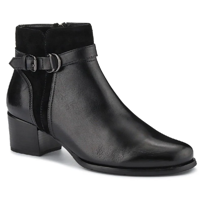 women's ankle boots for winterBuckled Block-Heel Ankle Boots - BEDEN40510 / 327 487