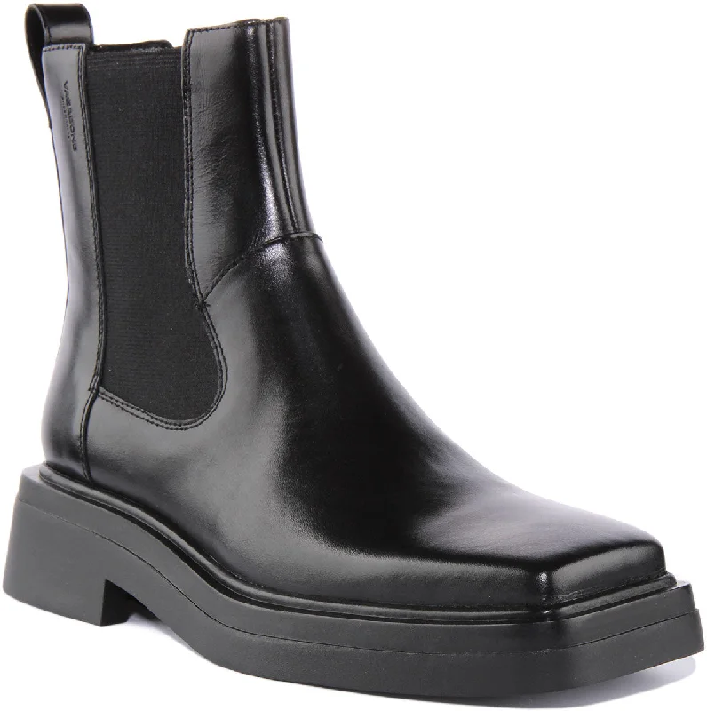 women's ankle boots with square toeVagabond Eyra In Black For Women