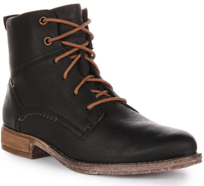 women's flat ankle bootsJosef Seibel Sienna 95 In Black For Women