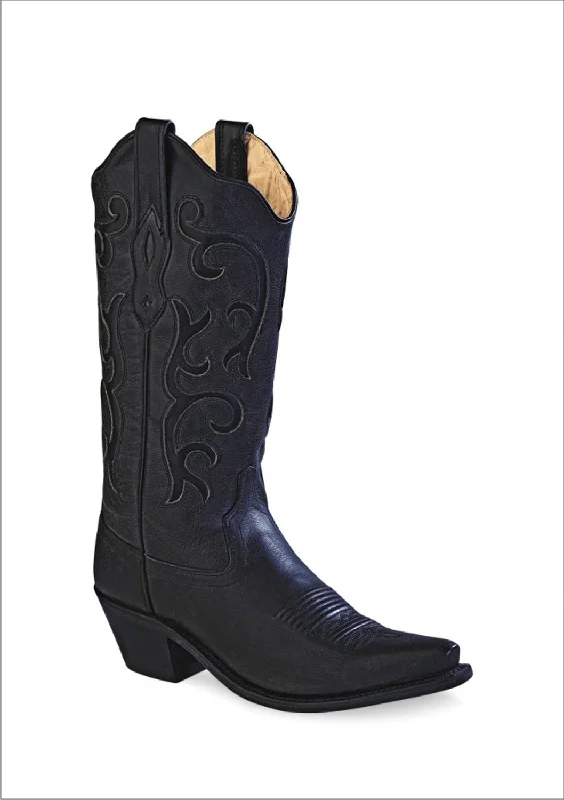 women's western bootsOld West Black Womens All Over Leather 12in Snip Toe Stitch Cowboy Boots 7 B women's western bootsOld West Black Womens All Over Leather 12in Snip Toe Stitch Cowboy Boots 7 B