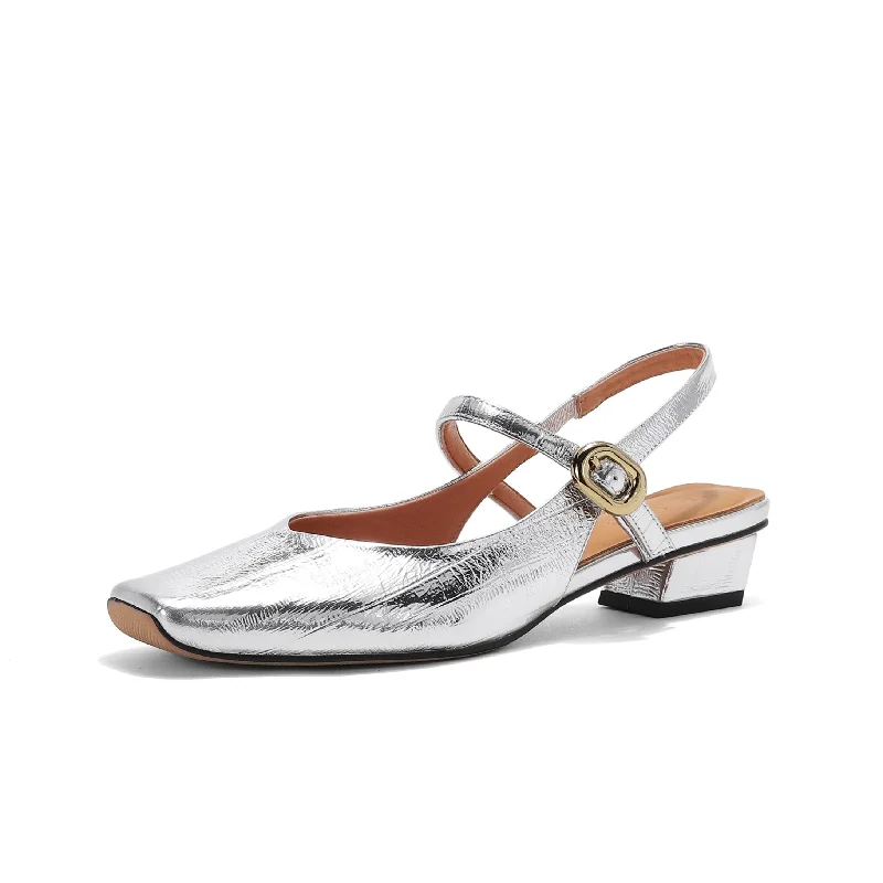 Women's tassel - adorned stiletto heel pumps for a bohemian touch TinaCus Women's Leather Handmade Chunky Heel Buckle Slingback Sandal Pumps Women's tassel - adorned stiletto heel pumps for a bohemian touch TinaCus Women's Leather Handmade Chunky Heel Buckle Slingback Sandal Pumps