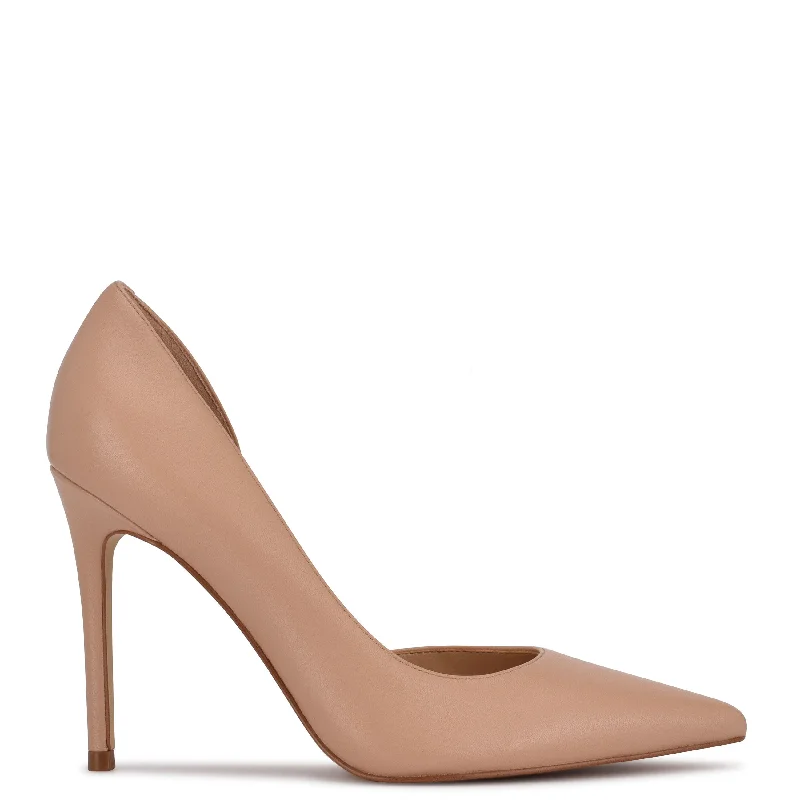 Women's forest green stiletto heel pumps for a nature - inspired look Folowe d'Orsay Pointy Toe Pumps Women's forest green stiletto heel pumps for a nature - inspired look Folowe d'Orsay Pointy Toe Pumps