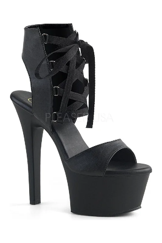 Women's Embroidered Heeled Sandals with Wedge Heel and Open Back in Cream for a Bohemian and Relaxed Summer Outfit ASPIRE-600-14 Platform Sandal | Black Faux Leather Women's Embroidered Heeled Sandals with Wedge Heel and Open Back in Cream for a Bohemian and Relaxed Summer Outfit ASPIRE-600-14 Platform Sandal | Black Faux Leather