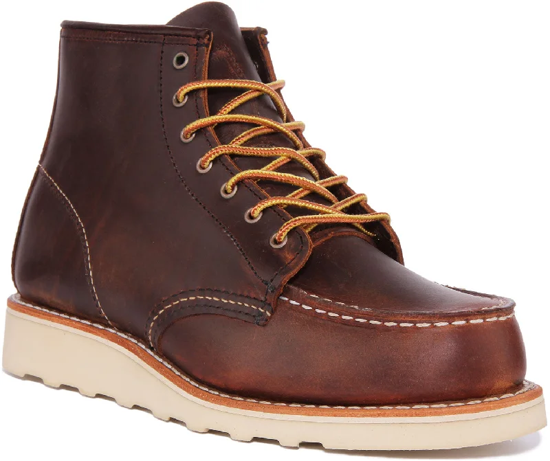 women's ankle boots with pull tabsRed Wing 3428 In Copper For Women