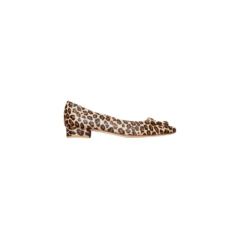 Women's lavender stiletto heel pumps for a delicate style Buckle Shoe Leopard Calf Hair Women's lavender stiletto heel pumps for a delicate style Buckle Shoe Leopard Calf Hair
