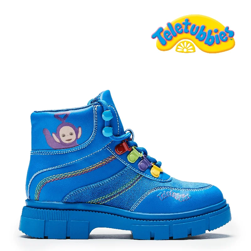 women's ankle boots with square toeHome Hill Teletubbies Kidz Boots - Blue