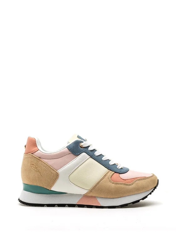 Tommy Bowe Jenkins Colour Block Wedged Trainers, Multi