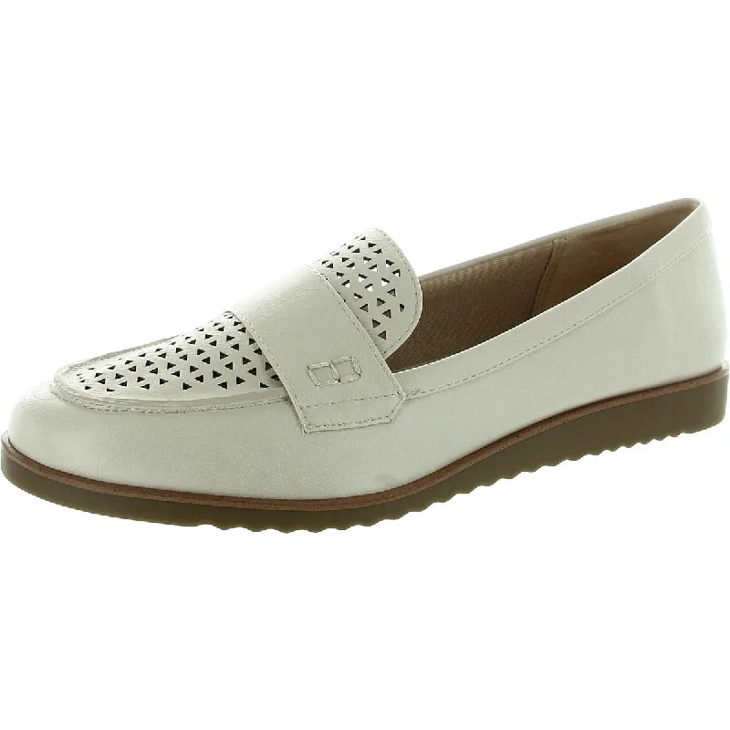 Women's Embroidered Floral Pattern Ballet Flats in White for a Spring - Inspired Outfit LifeStride Womens Perforated Flat Shoes Women's Embroidered Floral Pattern Ballet Flats in White for a Spring - Inspired Outfit LifeStride Womens Perforated Flat Shoes
