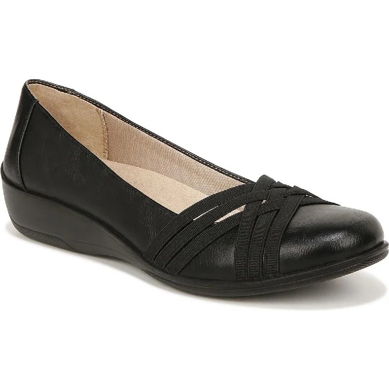 Women's Tassel - Trimmed Ballet Flats in Olive Green for a Trendy Twist LifeStride Womens Incredible 2 Faux Leather Comfort Insole Ballet Flats