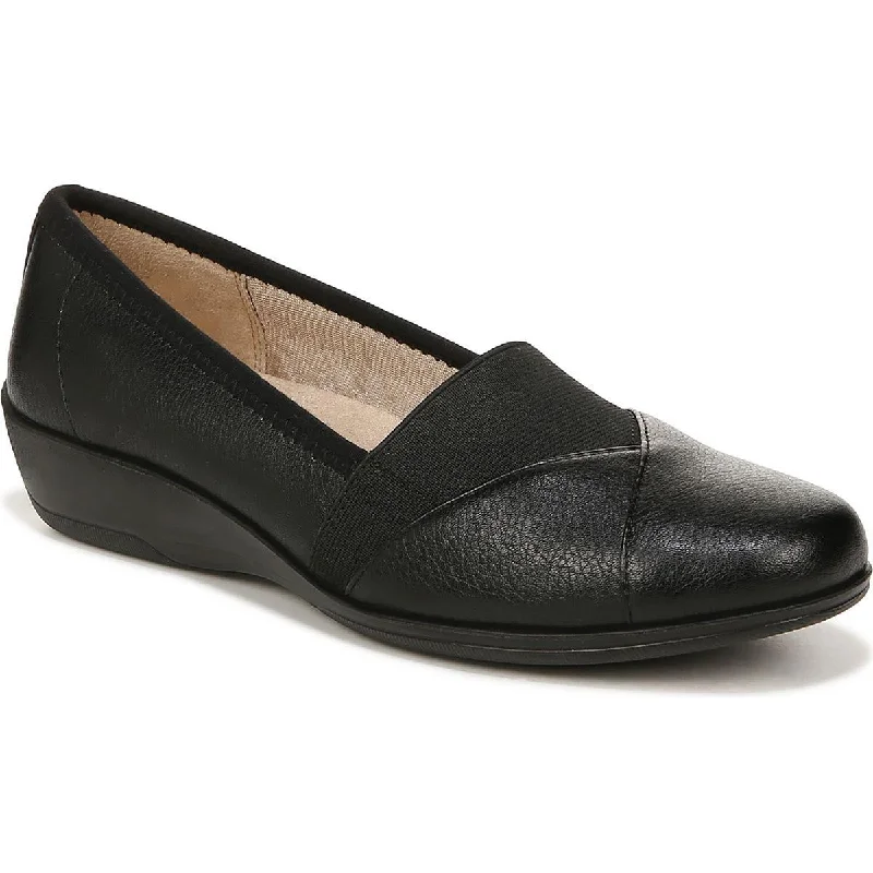 Women's Bow - Embellished Ballet Flats with a Platform Sole in Red for Added Height LifeStride Womens Intro Faux Leather Slip-On Loafers Women's Bow - Embellished Ballet Flats with a Platform Sole in Red for Added Height LifeStride Womens Intro Faux Leather Slip-On Loafers