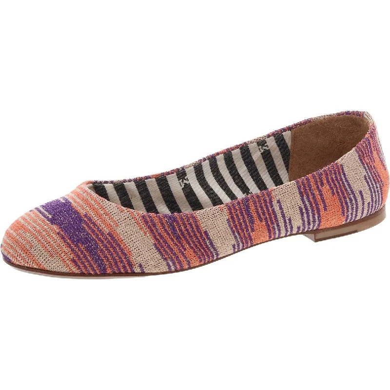 Women's Bow - Embellished Ballet Flats with a Platform Sole in Red for Added Height M Missoni Womens Metallic Woven Ballet Flats Women's Bow - Embellished Ballet Flats with a Platform Sole in Red for Added Height M Missoni Womens Metallic Woven Ballet Flats