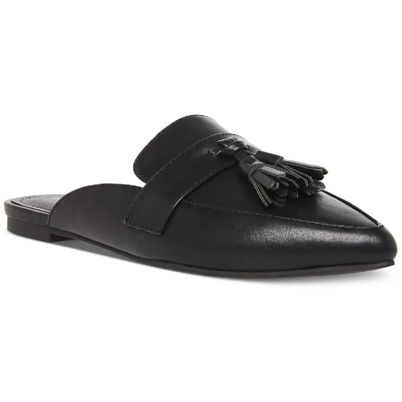 Women's Tassel - Trimmed Ballet Flats in Olive Green for a Trendy Twist Madden Girl Womens Preppiee Faux Leather Tassel Mules Women's Tassel - Trimmed Ballet Flats in Olive Green for a Trendy Twist Madden Girl Womens Preppiee Faux Leather Tassel Mules