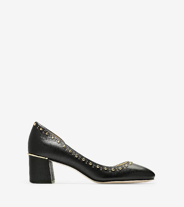 Women's ankle - bootie fashion & dress shoes with a side - zip and a mid - heel for versatility Laree Grand Stud Pump (55mm) Women's ankle - bootie fashion & dress shoes with a side - zip and a mid - heel for versatility Laree Grand Stud Pump (55mm)