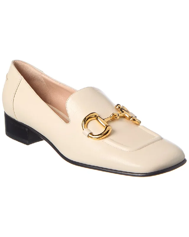 Women's Fur - Lined Loafers in Tan for a Cozy Winter Option Gucci Horsebit Leather Loafer