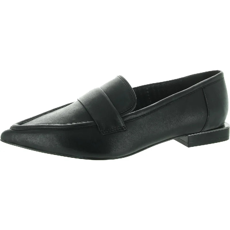Women's Premium Leather Tassel Loafers in Dark Brown for a Classic Office Look Calentha Womens Solid Leather Loafers