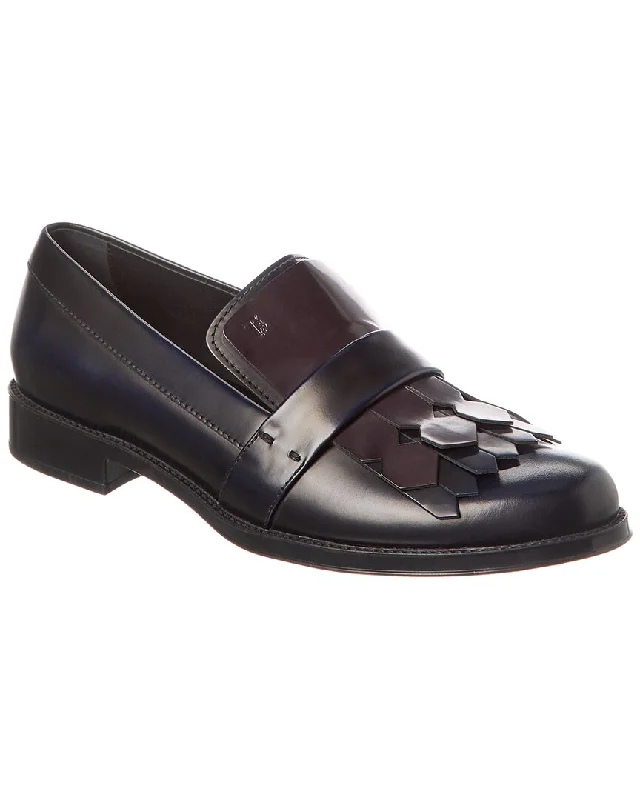 Women's Geometric - Patterned Loafers in Multicolor for a Fashion - Forward Look Tod’S Leather Loafer Women's Geometric - Patterned Loafers in Multicolor for a Fashion - Forward Look Tod’S Leather Loafer