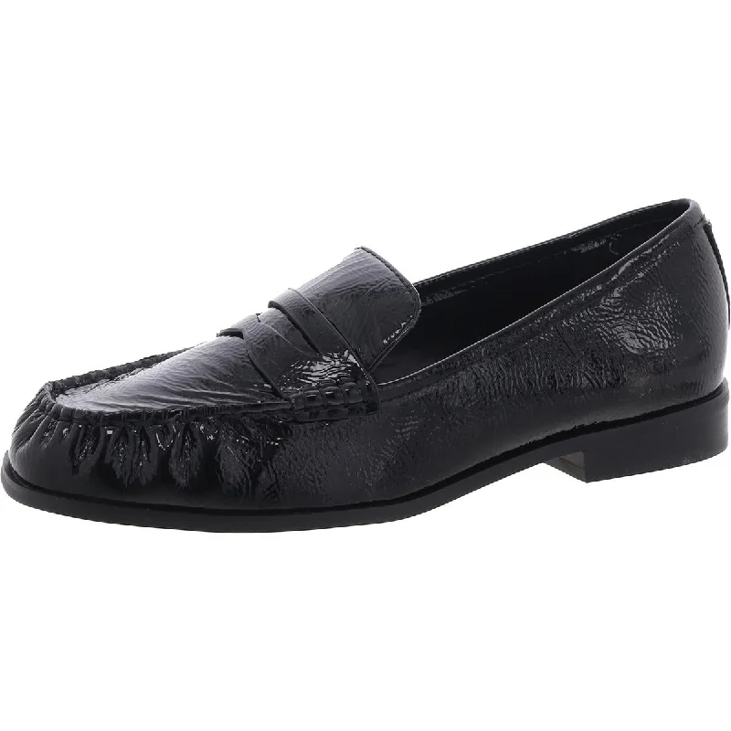 Women's Geometric - Patterned Loafers in Multicolor for a Fashion - Forward Look CARLSON LOAFER Womens Laceless Patent Leather Loafers