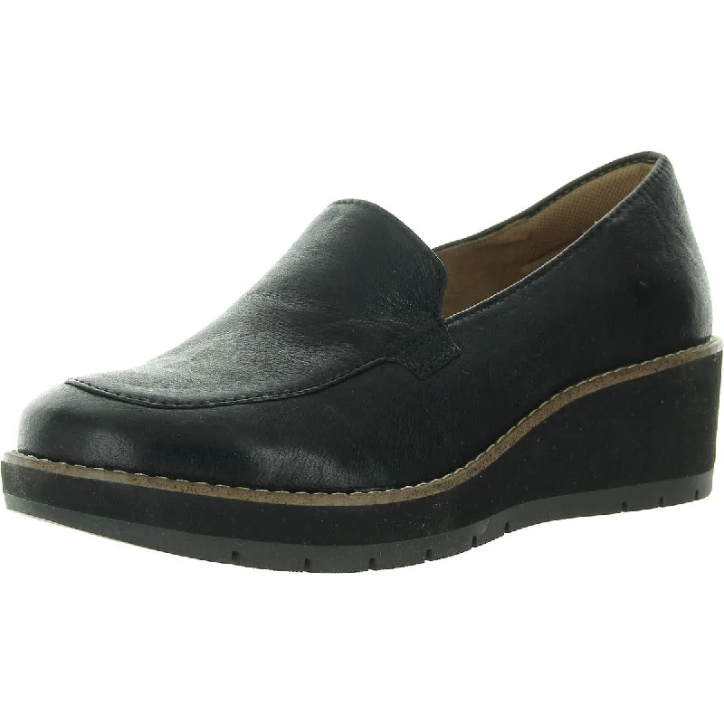 Women's Memory Foam Insole Loafers in Pink for Added Comfort Womens Cushioned Footbed Leather Loafers