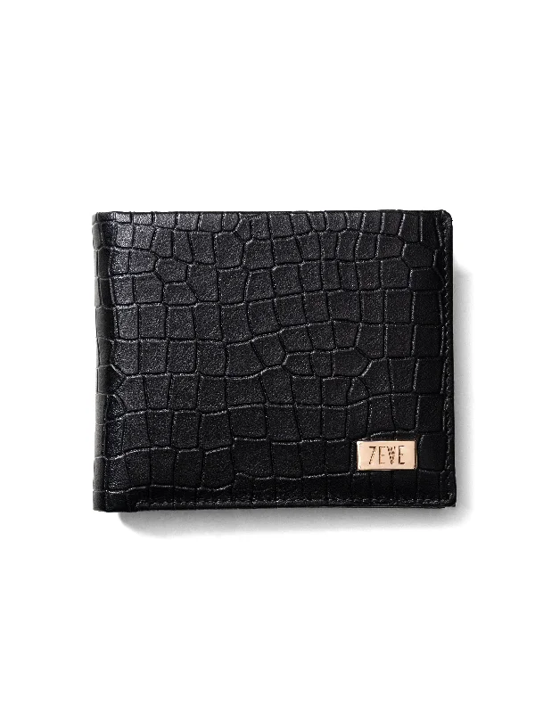 Women's platform - heel fashion & dress shoes with a glittery fabric for a party look Zeve Bifold Wallet with Card Holder - Black Croco Leather Women's platform - heel fashion & dress shoes with a glittery fabric for a party look Zeve Bifold Wallet with Card Holder - Black Croco Leather