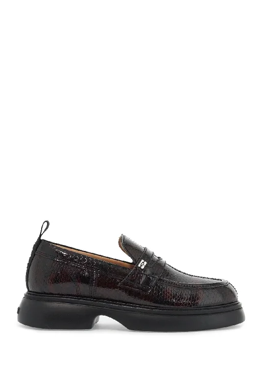 Women's Geometric - Patterned Loafers in Multicolor for a Fashion - Forward Look Ganni Women's Everyday Mocc Women's Geometric - Patterned Loafers in Multicolor for a Fashion - Forward Look Ganni Women's Everyday Mocc