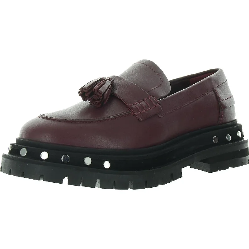 Women's Geometric - Patterned Loafers in Multicolor for a Fashion - Forward Look Teagan Tassel Loafer Womens Embellished Leather Loafers